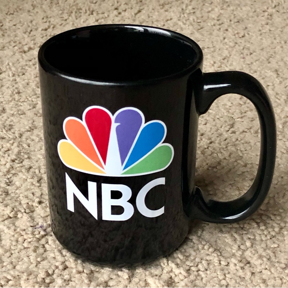 NBC Peacock Retro Logo Ceramic Mug